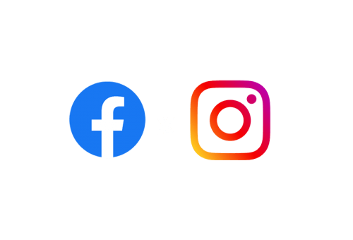 Ikona Facebook x Instagram